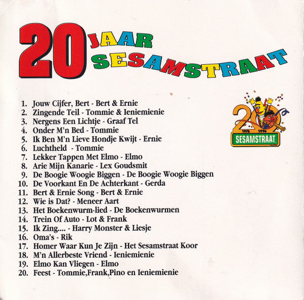Sesamstraat : 20 Jaar Sesamstraat (CD, Album, Comp)