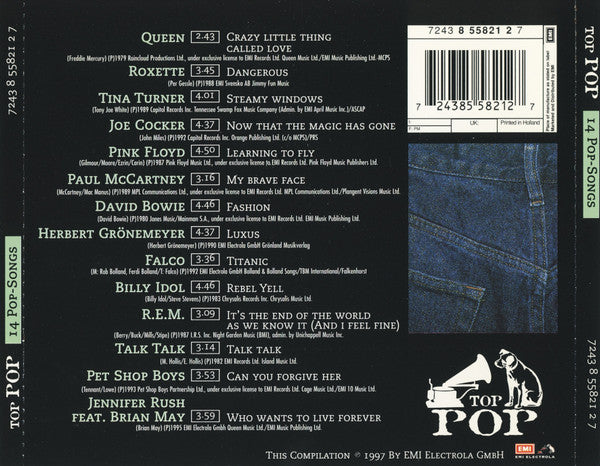 Various : Top Pop (14 Pop-Songs) (CD, Comp)