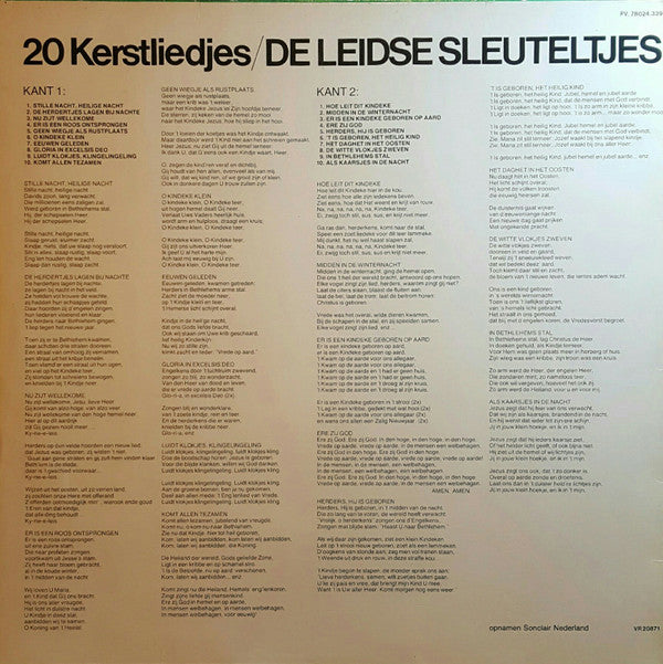 De Leidse Sleuteltjes : 20 Kerstliedjes (12")