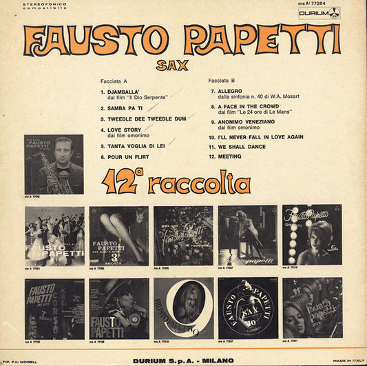 Fausto Papetti : 12a Raccolta (LP, Album)