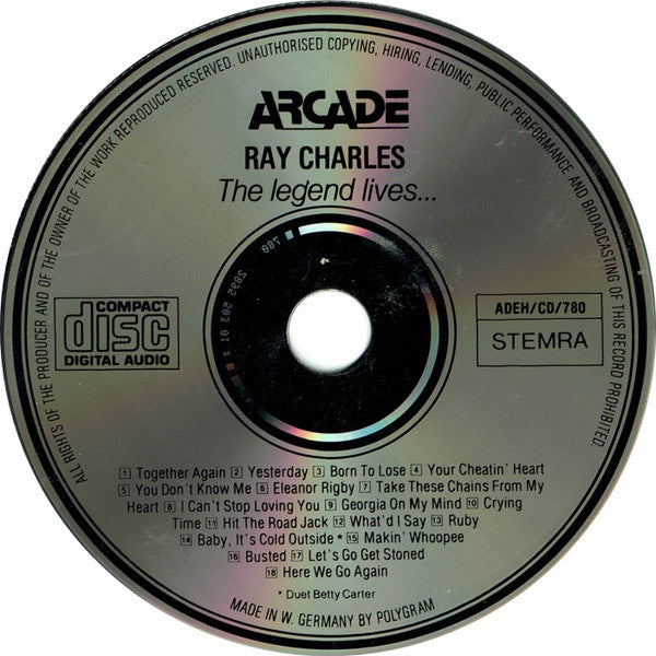 Ray Charles : The Legend Lives... (CD, Comp)