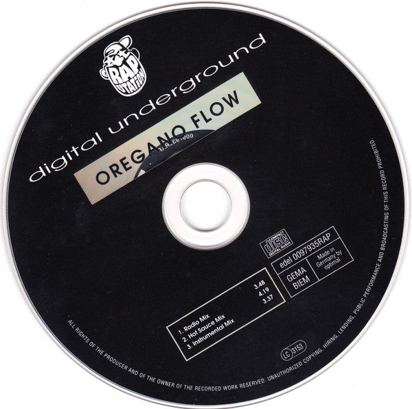 Digital Underground : Oregano Flow (CD, Single)