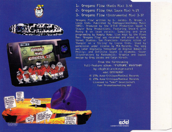 Digital Underground : Oregano Flow (CD, Single)