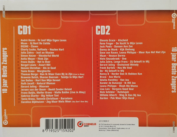 Beste Zangers : 10 Jaar Beste Zangers (2xCD, Comp)