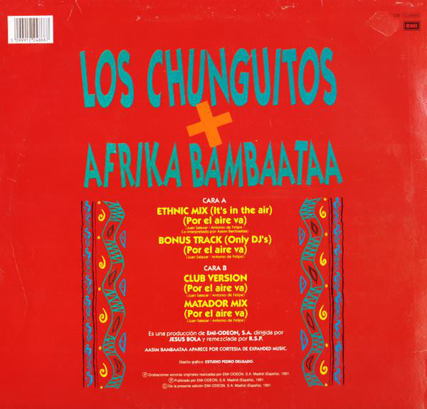Los Chunguitos + Afrika Bambaataa : Ethnic (12", Maxi)