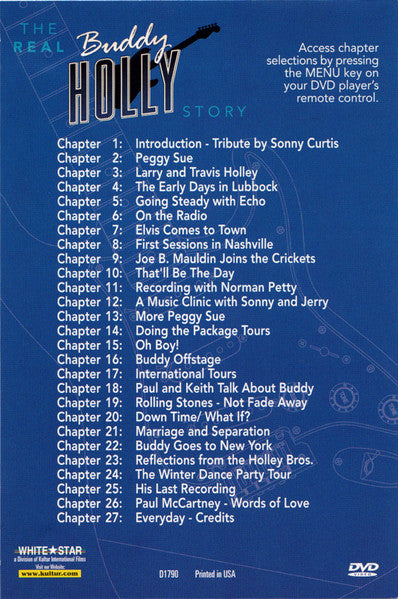 Various, Buddy Holly, Paul McCartney : The Real Buddy Holly Story (DVD-V, NTSC)