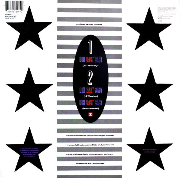 Zapp : Ooh Baby Baby (12", Maxi)