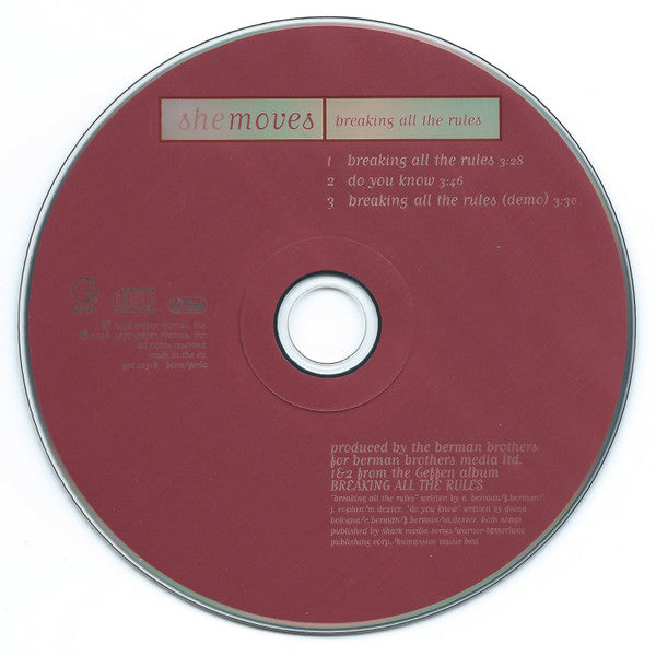 She Moves : Breaking All The Rules (CD, Maxi)