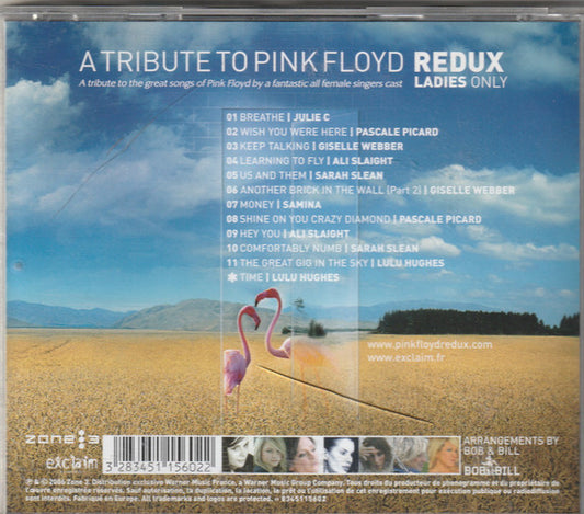 Various : A Tribute To Pink Floyd Redux Ladies Only (CD, Album)