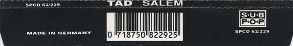 Tad : Salem (CD, EP)