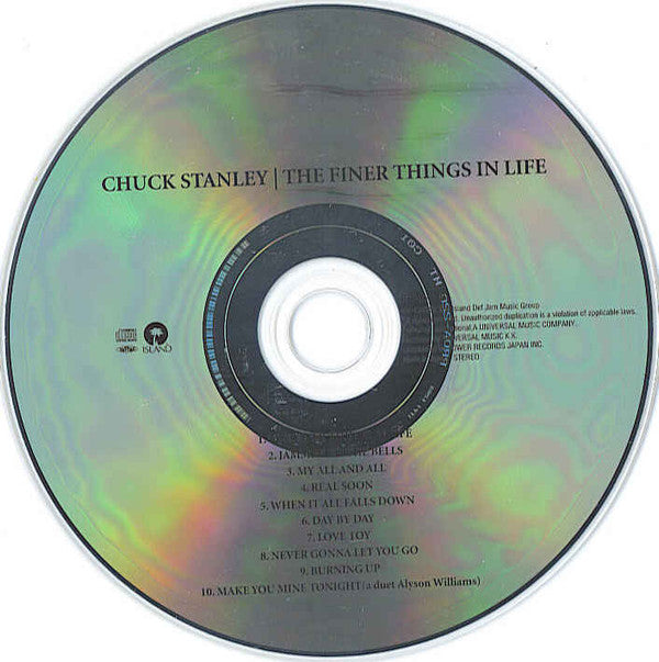 Chuck Stanley : The Finer Things In Life (CD, Album, Ltd, RE)