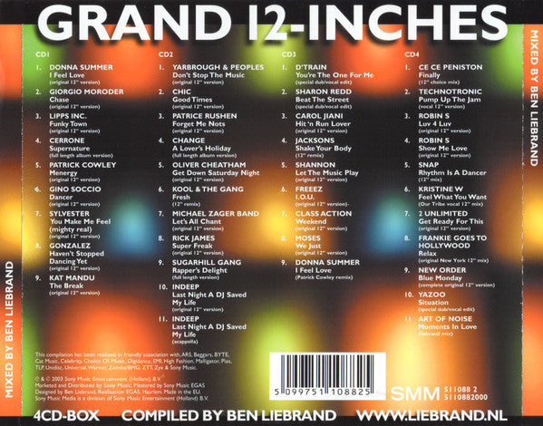 Ben Liebrand : Grand 12-Inches (4xCD, Comp)