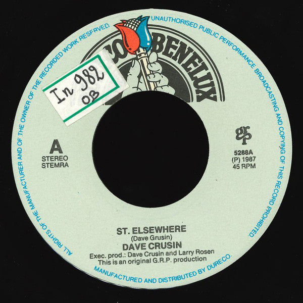 Dave Grusin : Theme From St. Elsewhere (7")
