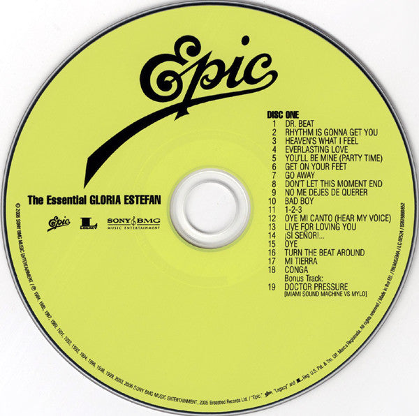 Gloria Estefan : The Essential Gloria Estefan (2xCD, Comp)