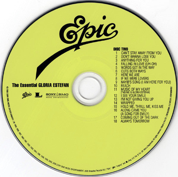 Gloria Estefan : The Essential Gloria Estefan (2xCD, Comp)