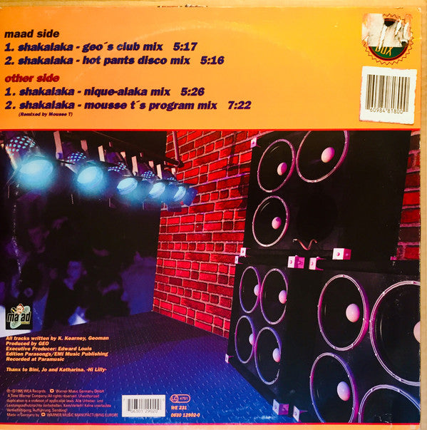Sweetbox : Shakalaka (12")
