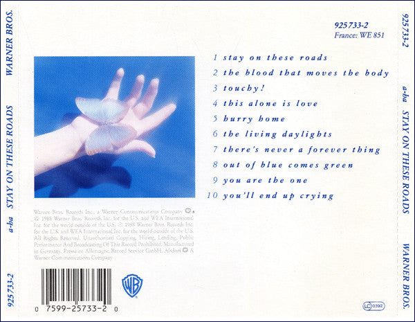 a-ha : Stay On These Roads (CD, Album)
