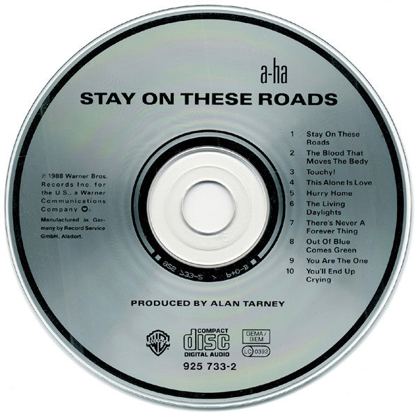 a-ha : Stay On These Roads (CD, Album)