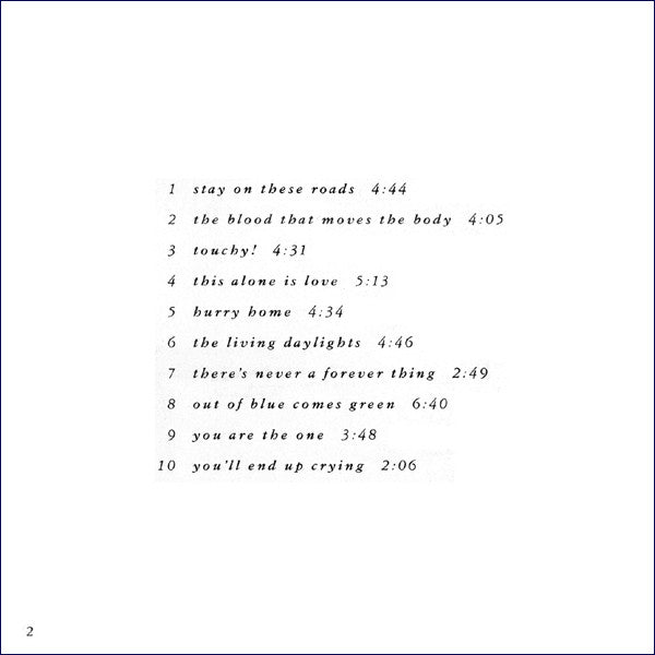 a-ha : Stay On These Roads (CD, Album)