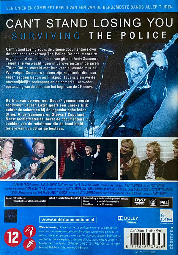 The Police : Can't Stand Losing You - Surviving The Police (DVD-V)