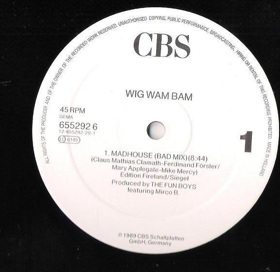 Wig Wam Bam : Madhouse (Bad Mix) (12", Maxi)