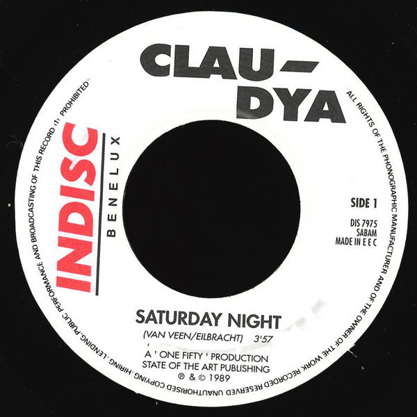 Claudia Soumeru : Saturday Night (7", Single)