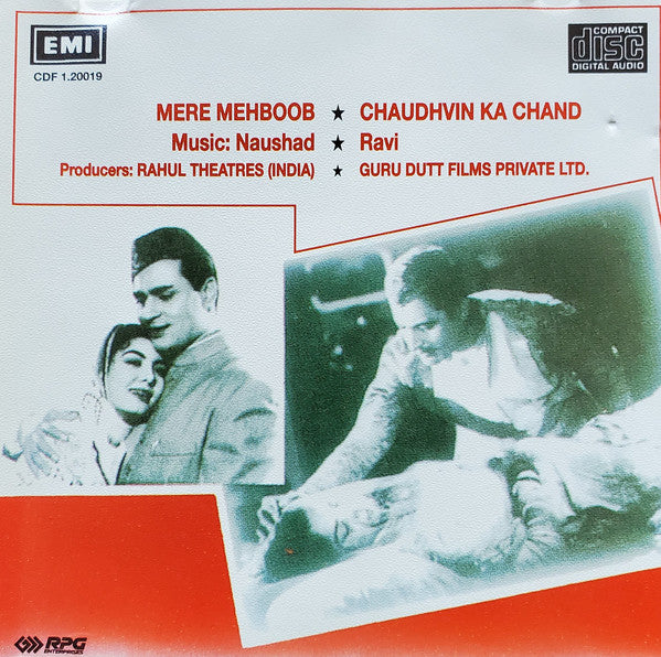 Ravi / Naushad, Shakeel Badayuni : Chaudhvin Ka Chand / Mere Mehboob (CD, Comp)