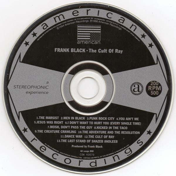 Frank Black : The Cult Of Ray (CD, Album)
