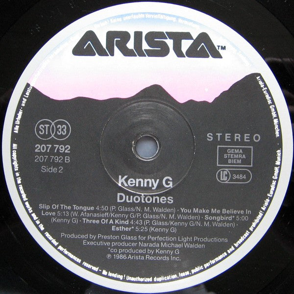 Kenny G (2) : Duotones (LP, Album)