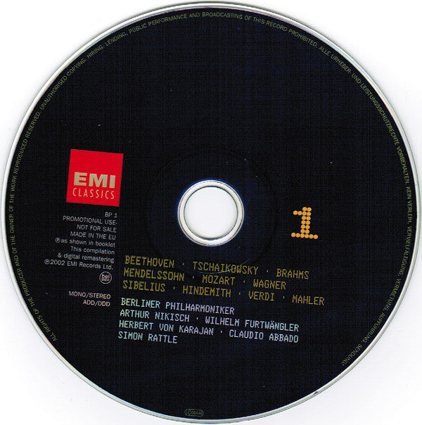Arthur Nikisch • Wilhelm Furtwängler • Herbert von Karajan • Claudio Abbado • Sir Simon Rattle : Welcome Sir Simon! - Die Berliner Philharmoniker In Aufnahmen Mit Ihren Chefdirigenten (2xCD, Comp, Mono, Ltd, Promo, RM)