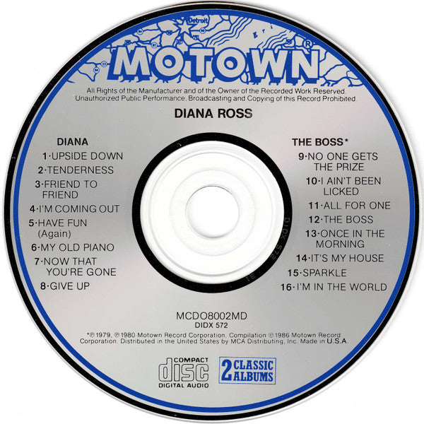 Diana Ross : Diana / The Boss (CD, Comp)