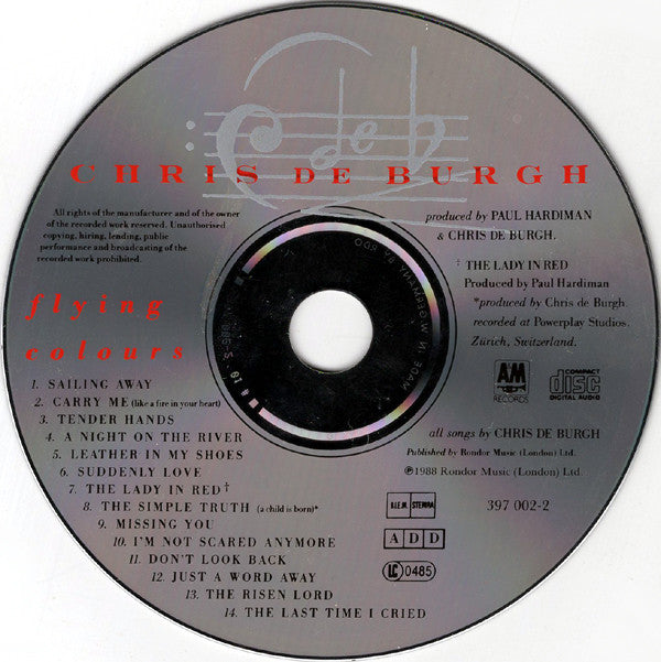 Chris de Burgh : Flying Colours (CD, Album)