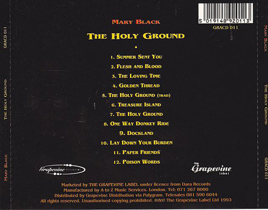 Mary Black : The Holy Ground (CD, Album)