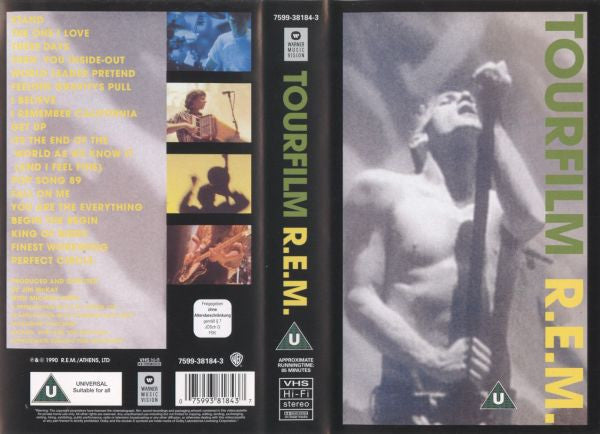 R.E.M. : Tourfilm (VHS)