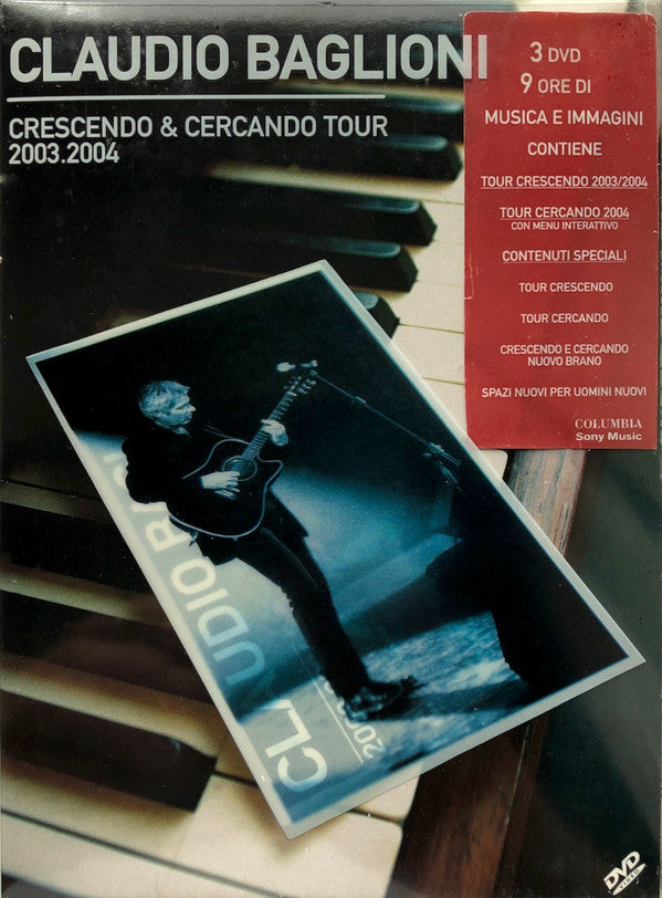 Claudio Baglioni : Crescendo & Cercando Tour 2003.2004 (3xDVD, Comp, S/Edition, PAL, sli)