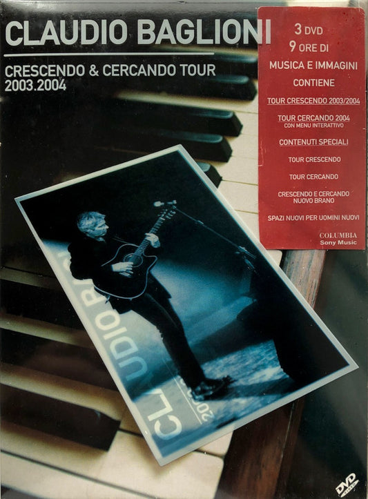 Claudio Baglioni : Crescendo & Cercando Tour 2003.2004 (3xDVD, Comp, S/Edition, PAL, sli)