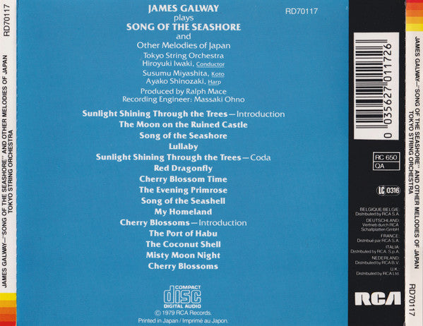 James Galway : "Song Of The Seashore" And Other Melodies Of Japan (CD, Album, RE)