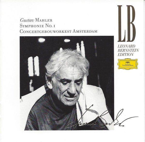 Gustav Mahler - Concertgebouworkest / Leonard Bernstein : Symphonie No. 1 (CD, Album, RE)