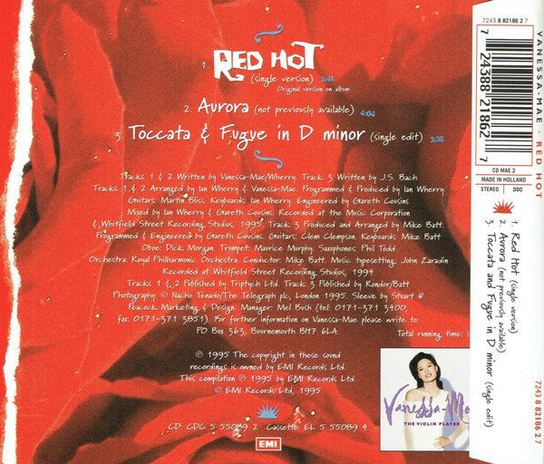 Vanessa-Mae : Red Hot (CD, Single)