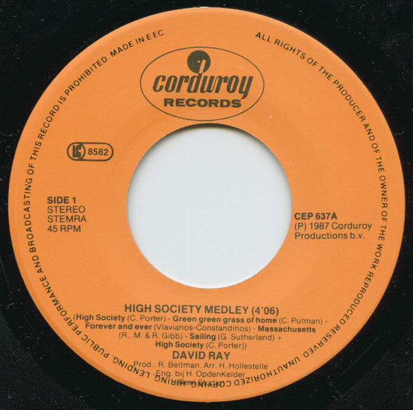 David Ray (3) : High Society Medley (7", Single)