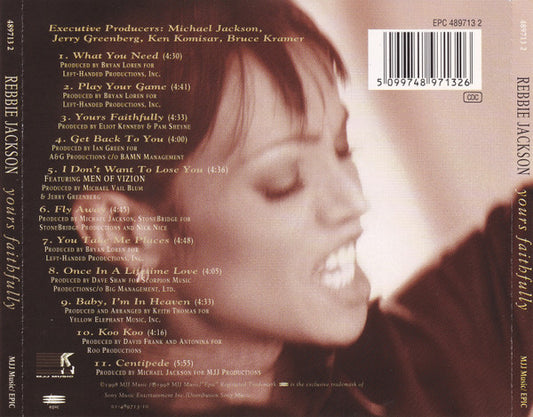Rebbie Jackson : Yours Faithfully (CD, Album)