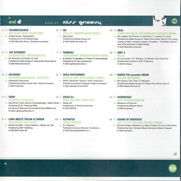 Daniele Mondello & Miss Groovy : Italian Hardstyle (2xCD, Comp, Mixed)