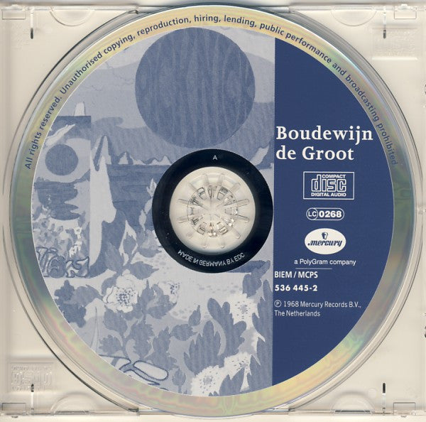 Boudewijn De Groot : Picknick (CD, Album, RM, RP)