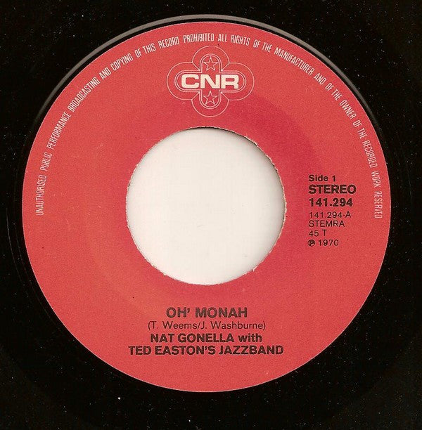 Nat Gonella with Ted Easton's Jazzband : Oh Monah (7", Single)