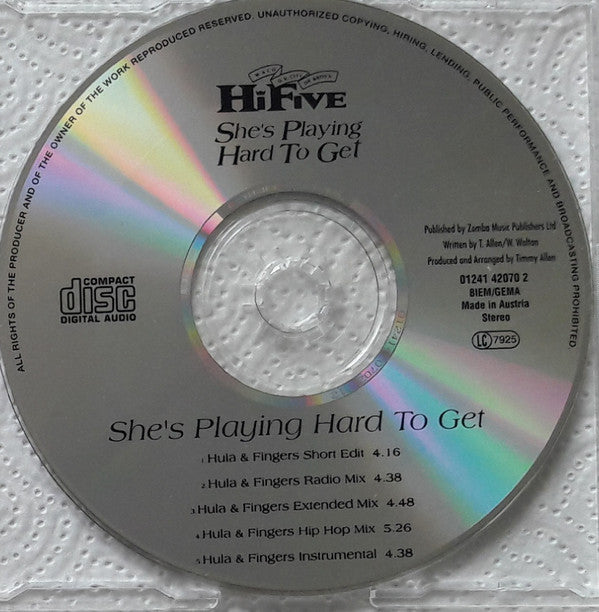 Hi-Five : She's Playing Hard To Get (CD, Maxi)