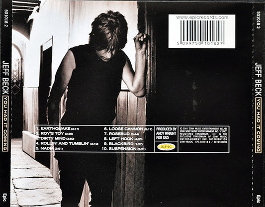 Jeff Beck : You Had It Coming (CD, Album)