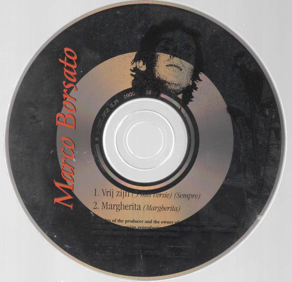 Marco Borsato : Vrij Zijn (CD, Single)
