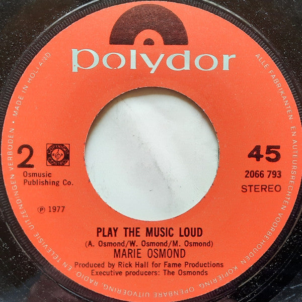 Marie Osmond : This Is The Way That I Feel (7", Single)