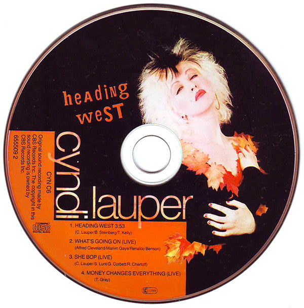 Cyndi Lauper : Heading West (CD, Single)