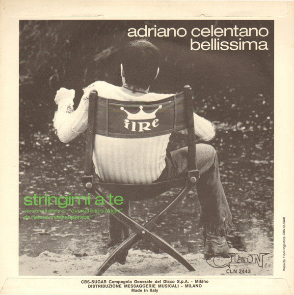 Adriano Celentano : Bellissima / Stringimi A Te (7")